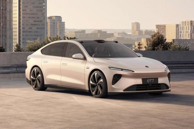 Νίο Et7 4 πόρτες και 5 θέσεις πολυτελές αυτοκίνητο νέας ενέργειας 0